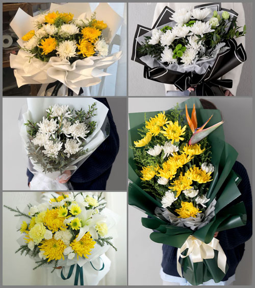 贵州毕节市威宁县黑石镇五心社区白事花束代送